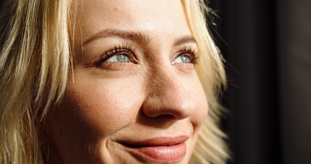 Close up portrait of a woman