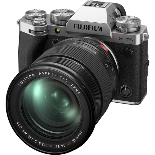 fujifilm x-t5 with lens
