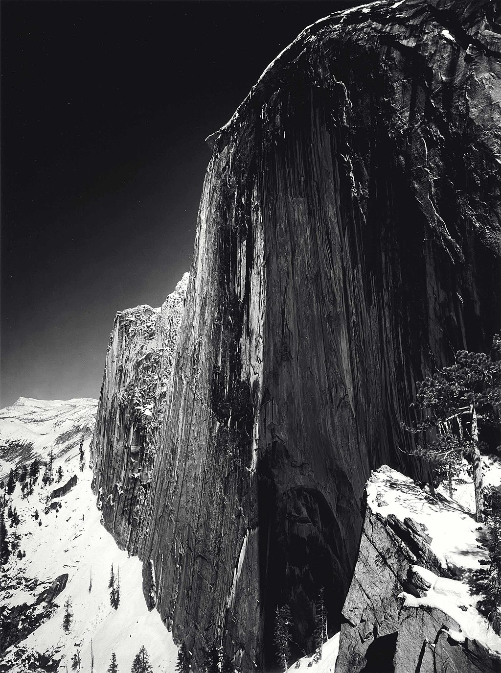 Monolith, the Face of Half Dome, Yosemite National Park, California, by Ansel Adams, 1927