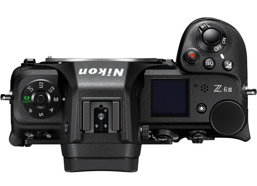 nikon z6 iii top