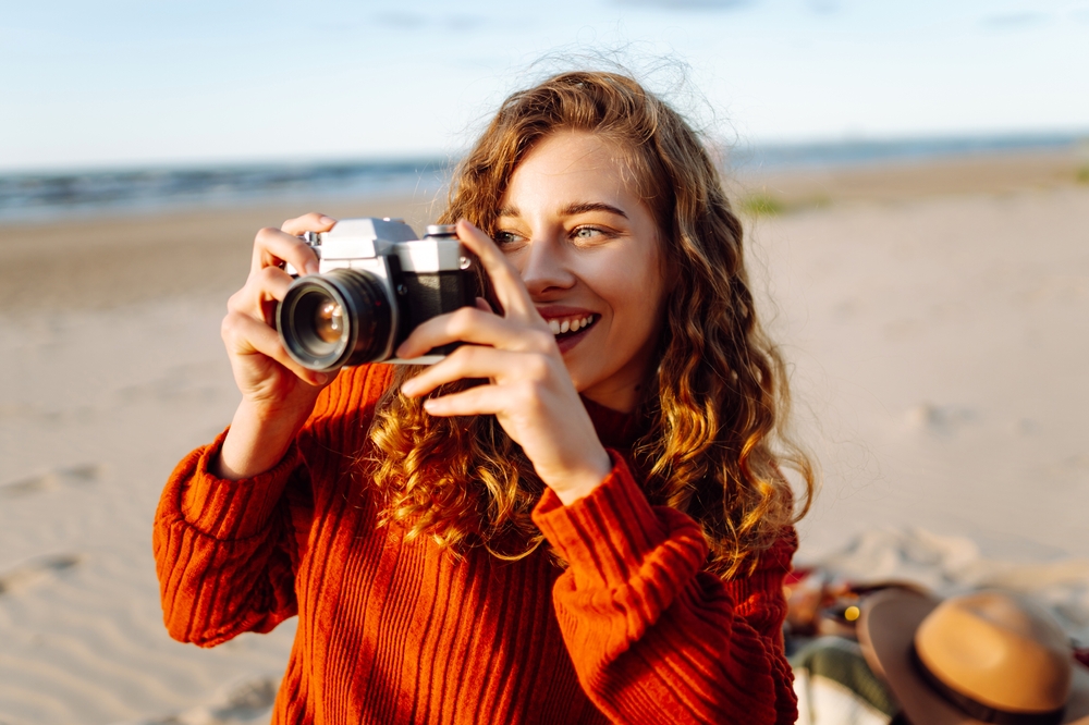 Photographer at the beach