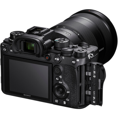 sony a9 ii with card door open